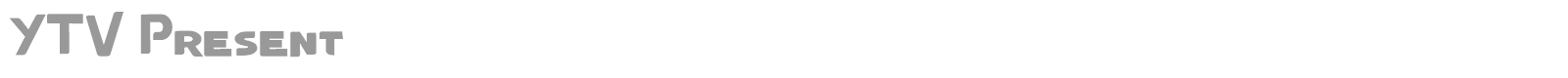 YTV Present font preview